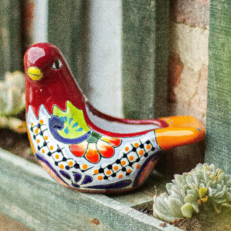 ---Sweet Dove Hand-Painted Ceramic Dove Flower Pot from Mexico