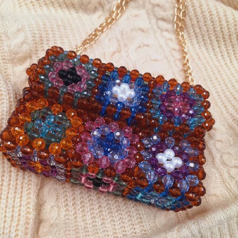 ---Lulua Stitches Handmade Artisanat Beaded Bag