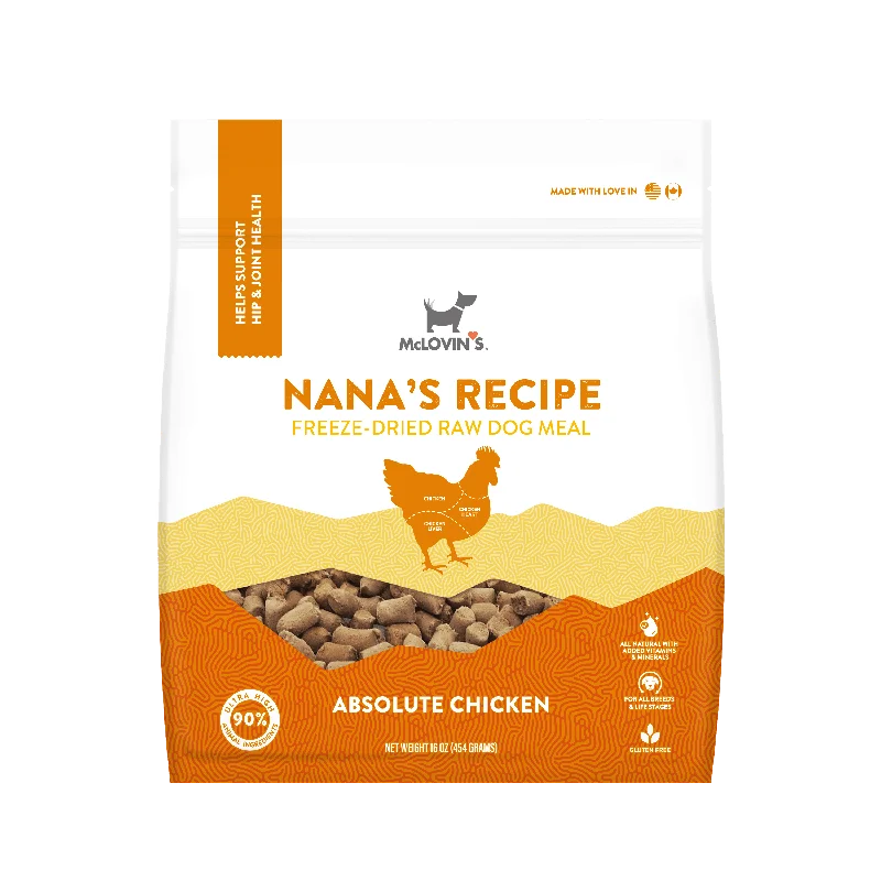 - Crave dog food reviewFreeze Dried Nana's Absolute Chicken Recipe | Dog Food and Mixer, 16 oz