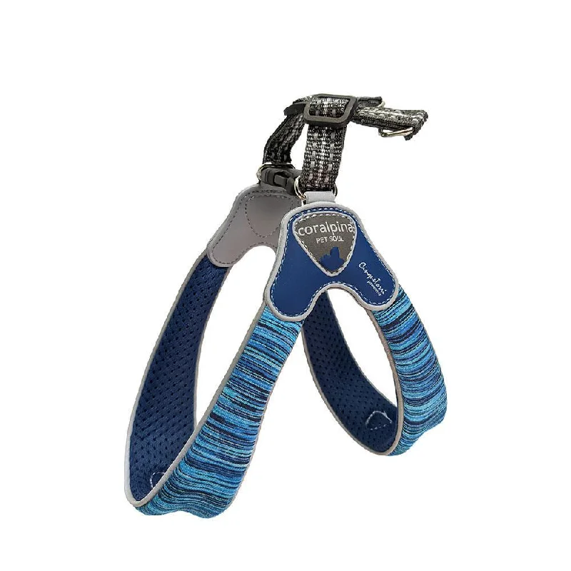 - Car dog seat beltCoralpina Powermix Harness Blue Melange Sz 6