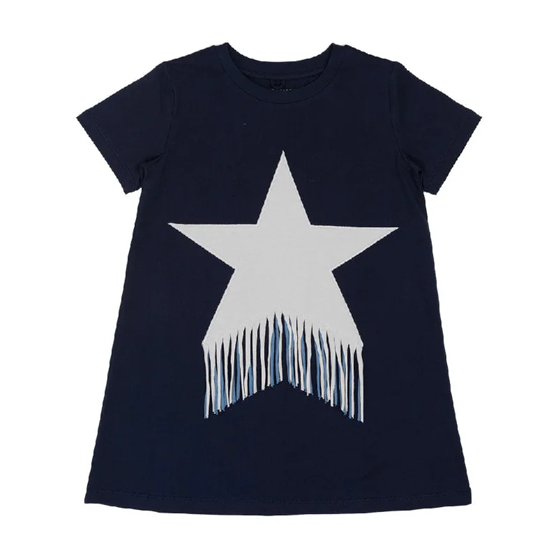 - Deodorizing cat litter tofu litterStella McCartney Navy Ss Jersey Star Patch And Fringes Dress