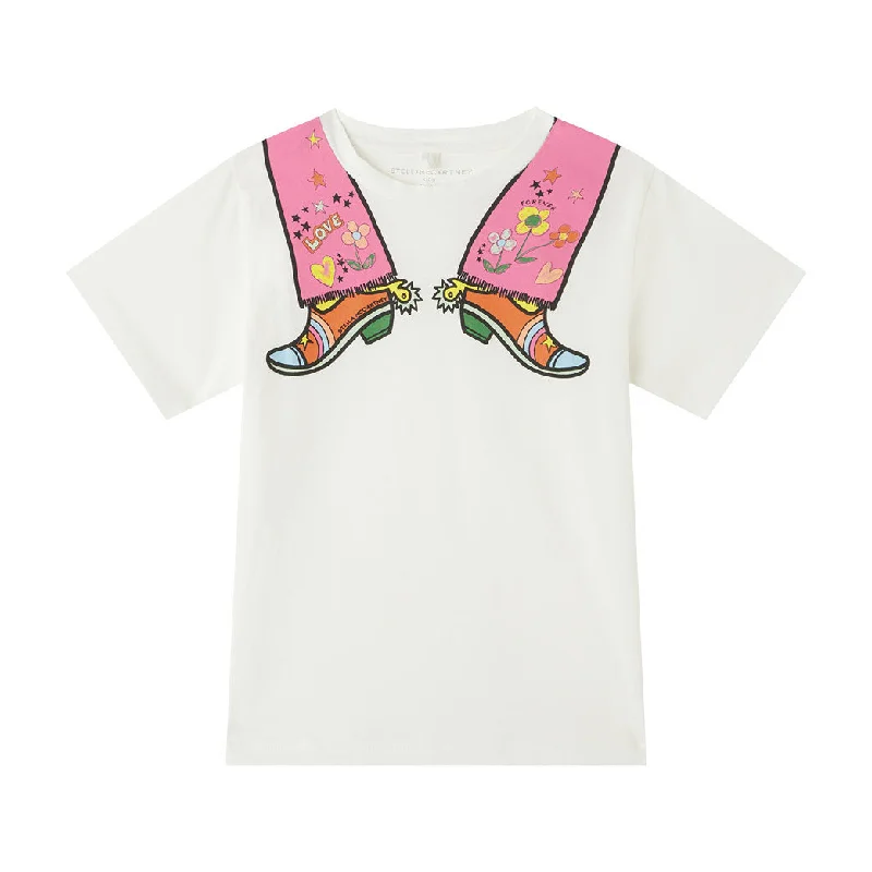 - Pet fence foldable indoorStella McCartney White CowBoots Tee