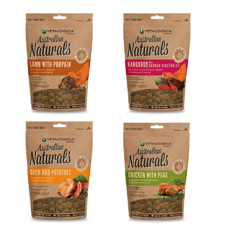 - Degradable pet feces bagBundle of 4 x Australian Naturals Treats for Cats 100g (MIXED) - CF