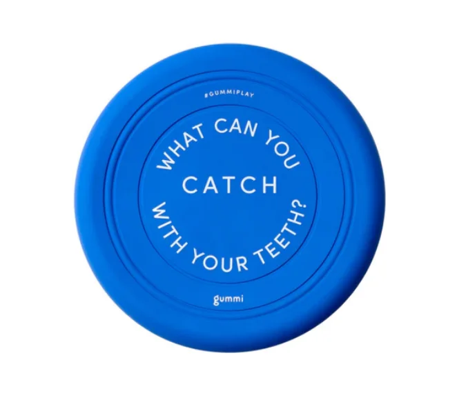 - Postoperative pet anti-licking Elizabethan collarGummi Frisbee - Blue