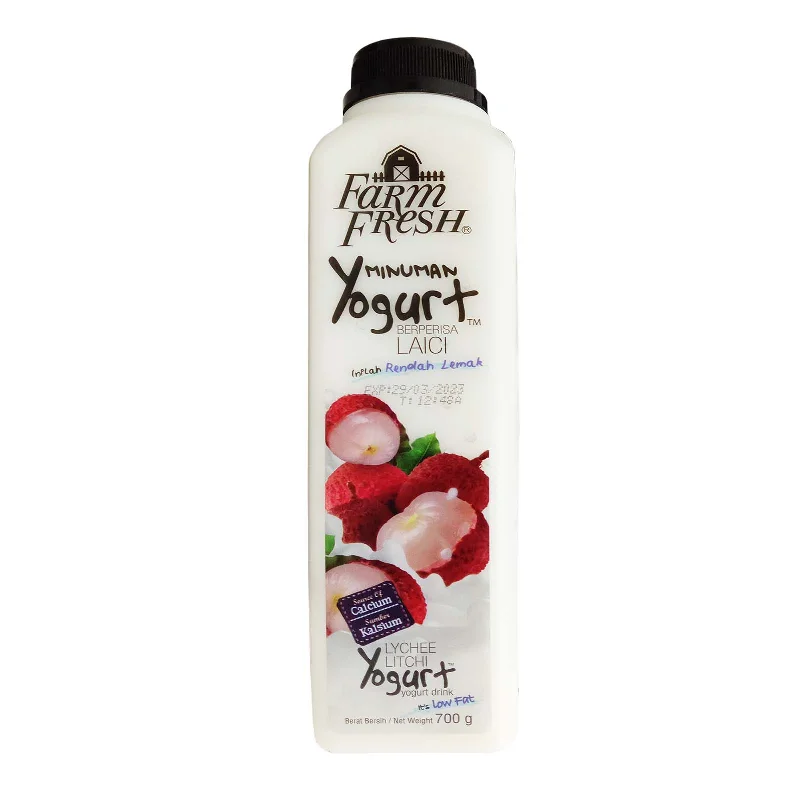 ---Farm Fresh Lychee Yogurt Drink 700g