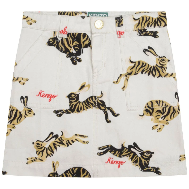 - Hamster silent running wheel to prevent chewingKenzo Off White Cotton Printed Pocket Skirt