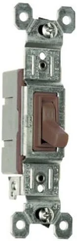 - Rabbit grass rack to prevent waste food box15A Standard Single Pole Toggle Switch, Brown