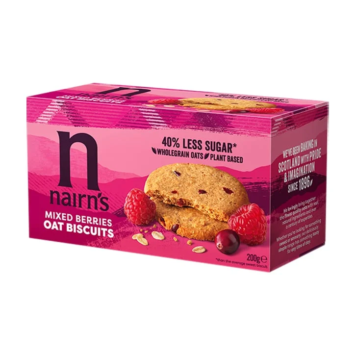 - Pet smart GPS locatorNairn's Oat Biscuits Mixed Berries 200g