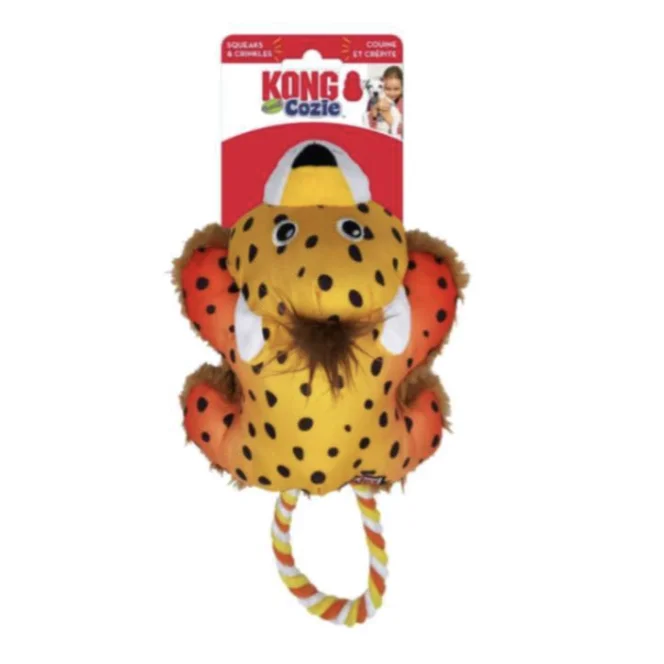 - Automatic induction pet water dispenserKong Cozie Tuggz Cheetah Large