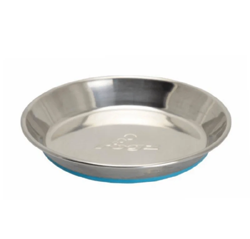 ---Rogz Stainless Steel Anchovy Blue Cat Bowl