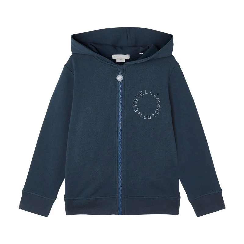 - Cat stress soothing sprayStella McCartney Navy Zip Up Logo Hoodie