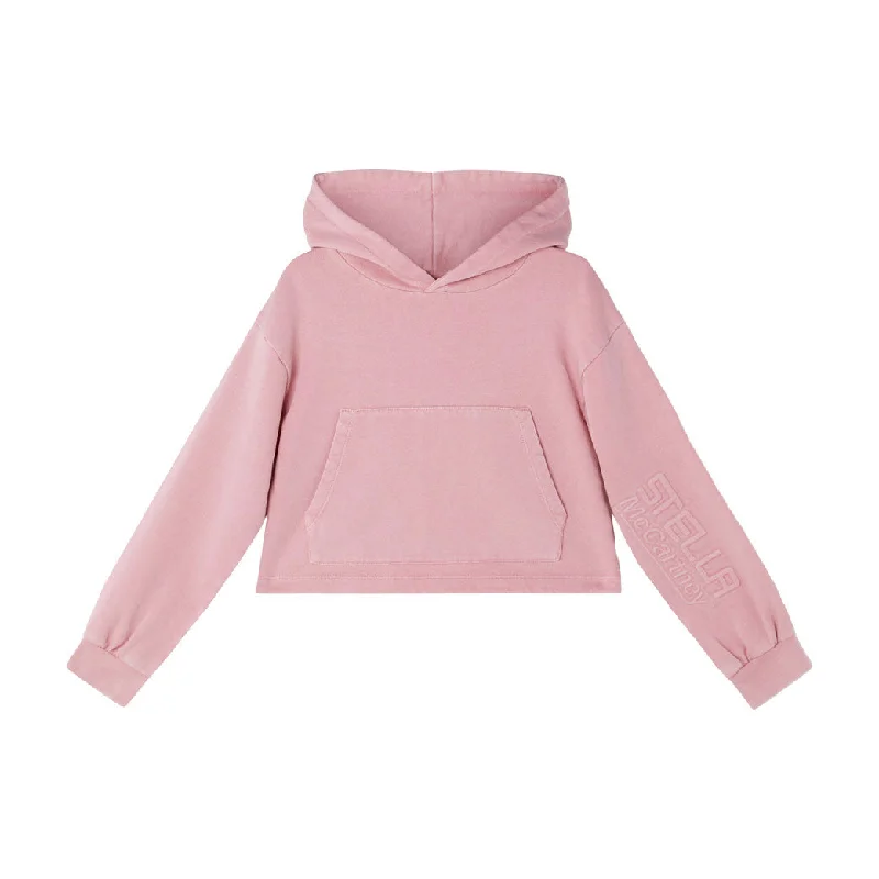 - Solid wood cat climbing frame customizedStella McCartney Pink Crop Active Hoodie