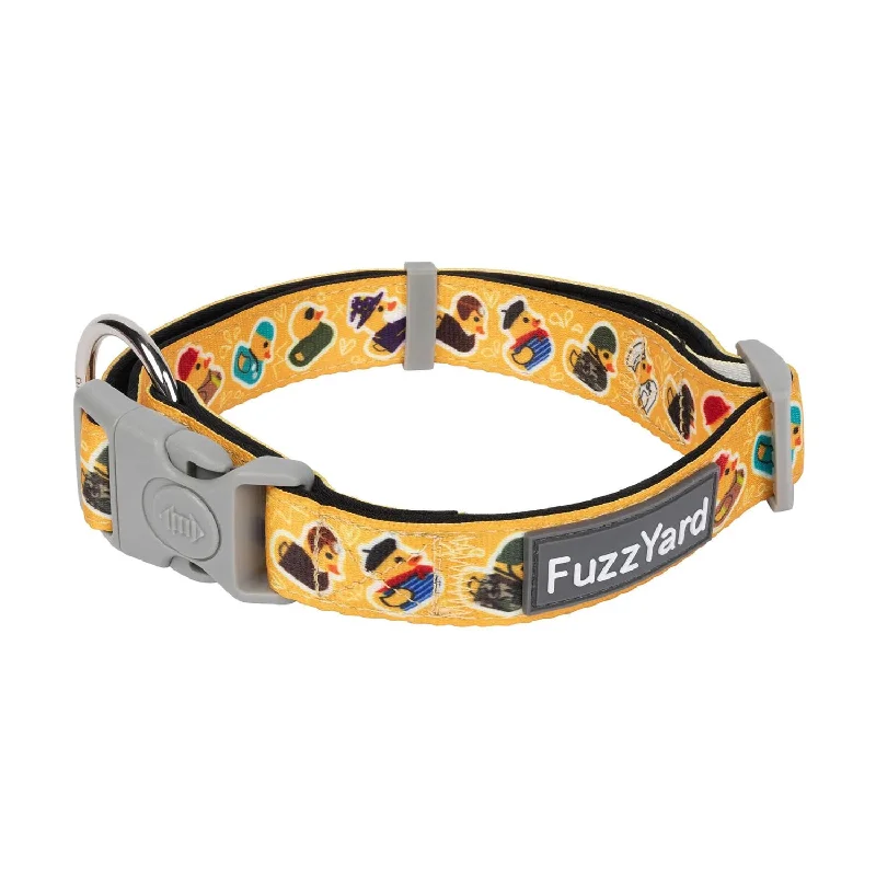 - Winter warm clothes for short-haired dogsFuzzYard What The Duck Dog Collar