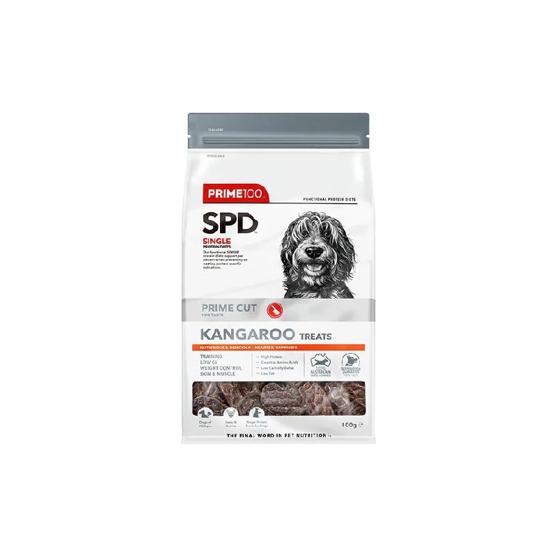 - Air box TSA certified check-inSPD™ Prime Cut Kangaroo Treats 100g