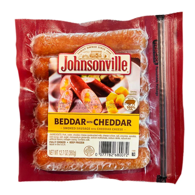  -Anti-scratch scratching board AND cat bed in one[NON-HALAL] Johnsonvilled Beddar with Cheddar Smoked Sausage 360g