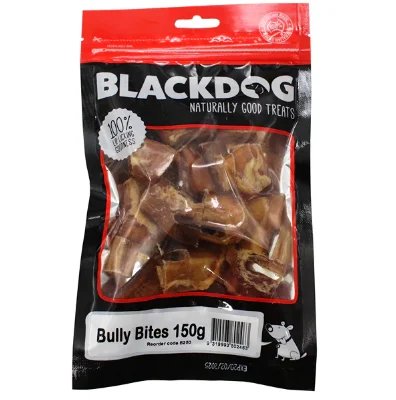 - Organic cotton dog bibsBlackdog Bully Bites (150g)