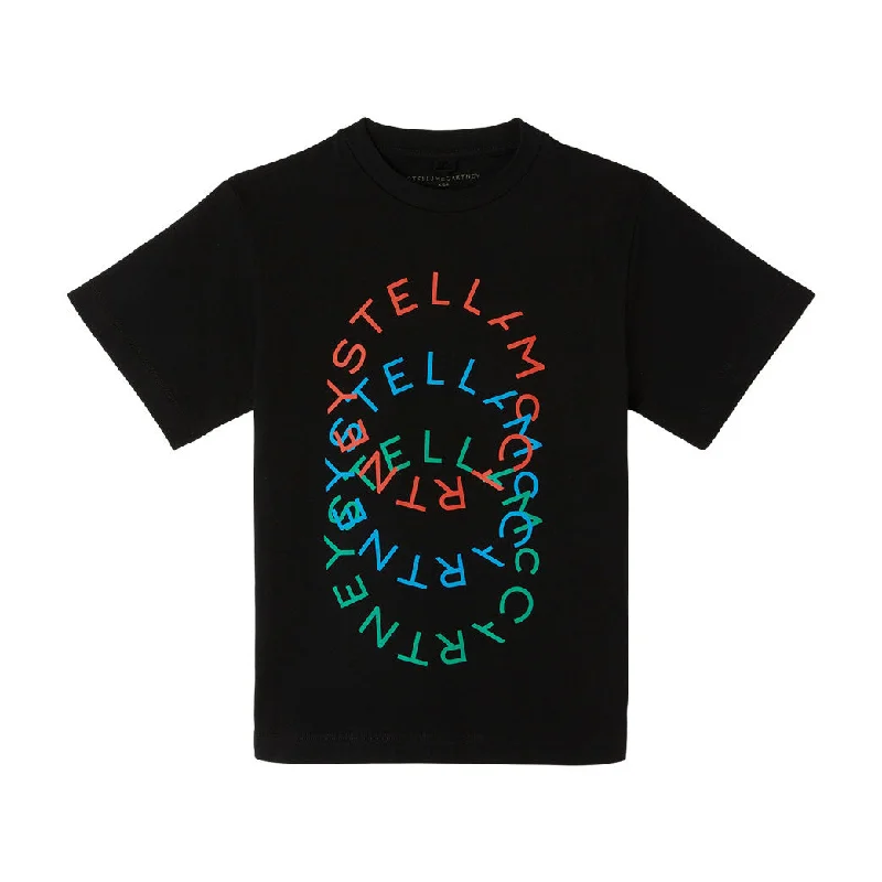 - Custom pet birthday cakeStella McCartney Black Logo Circle Tee