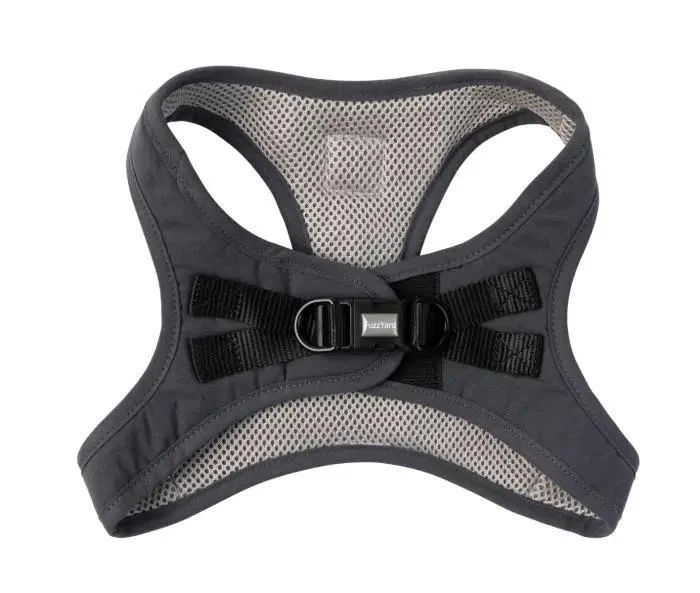 - Foldable and portable cat bagFuzzYard Life Step In Harness - Slate Grey L