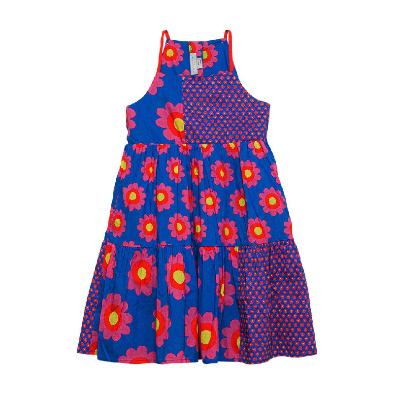 - Hamster silent running wheel to prevent chewingStella McCartney Blue Sleeveless Graphic Flowers Dress