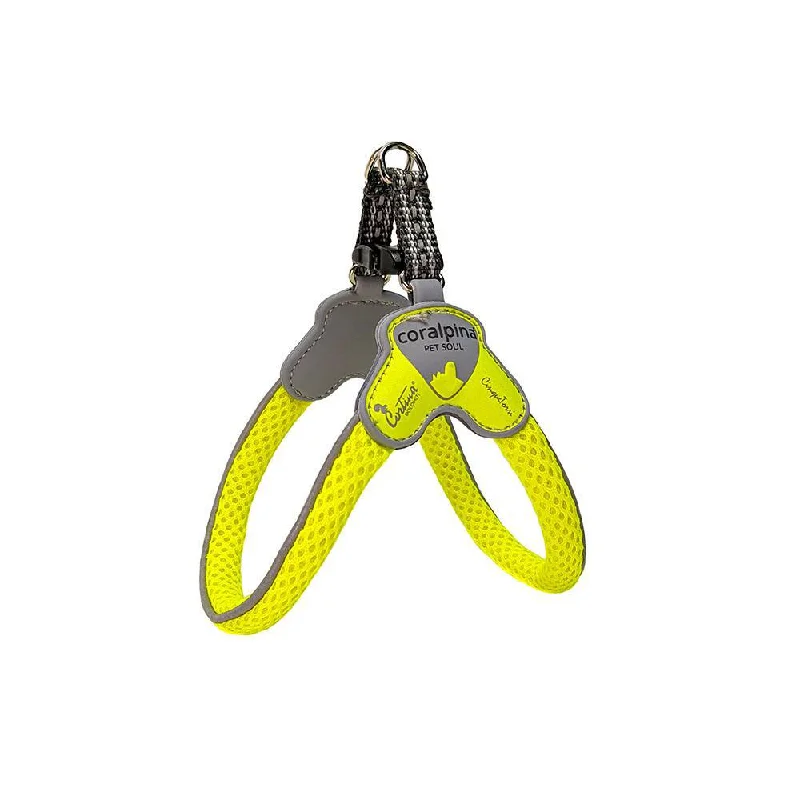 - ​​Christmas pet Christmas clothingCoralpina Cinquetorri -Harness-Yellow Size 2