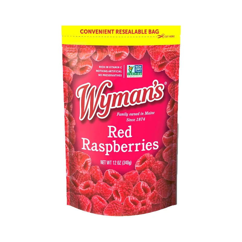 - Air box TSA certified check-inWymans Red Raspberries 425g