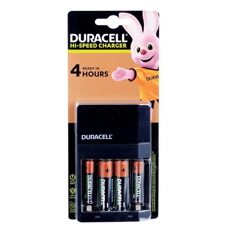 ---Duracell Rechargeable, Charger + 2AA + 2AAA) 3Pk