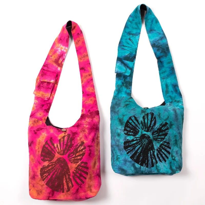 - Pregnant cat delivery room warming boxPaw Print Tie-Dye Hobo Bag