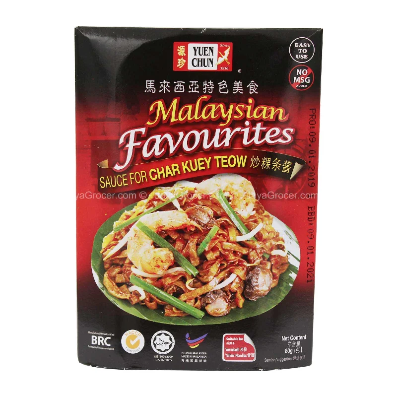 - Dog anti-slip matYuen Chun Malaysian Favourites Sauce for Char Kuey Teow 80g