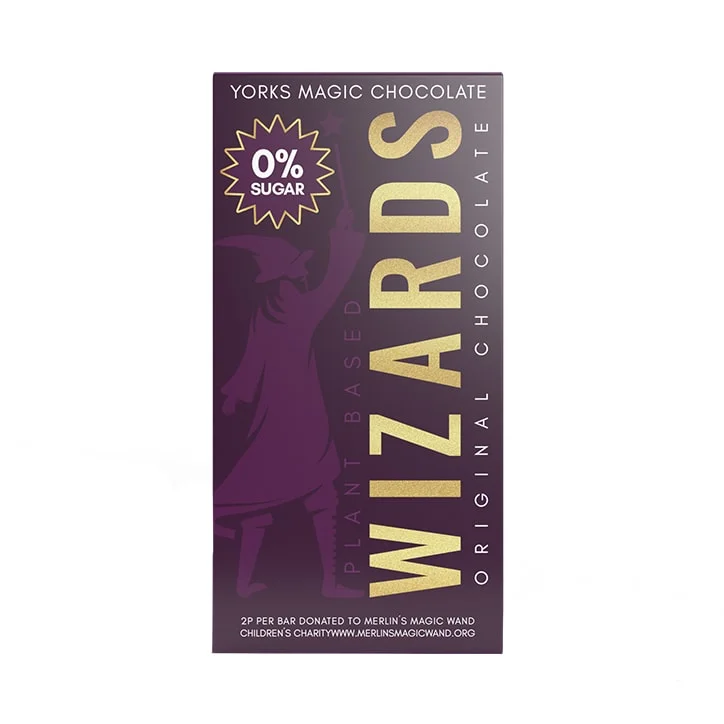 ---Wizards 0% Sugar Chocolate Original 55g