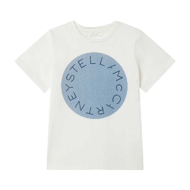 - Cat stress soothing sprayStella McCartney White Kid Logo Disc Tee