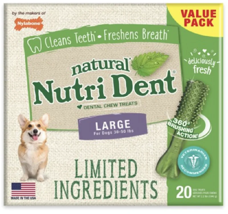  -Explosion-proof leash FOR LARGE dogsNylabone Nutri Dent Fresh Breath - Large (Box of 20)