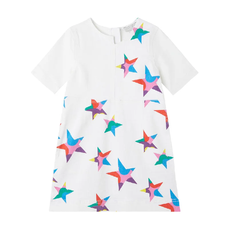  -Non-contact cat thermometerStella McCartney White Pop Stars Denim Dress