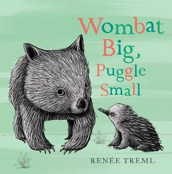 - Air box TSA certified check-inWombat Big, Puggle Small - Board Book