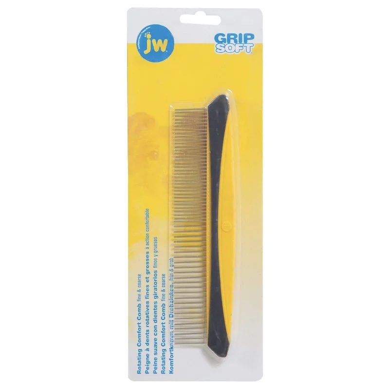 Pet ProductsGripsoft Rotating Comfort Comb Fine & Coarse (20cm)