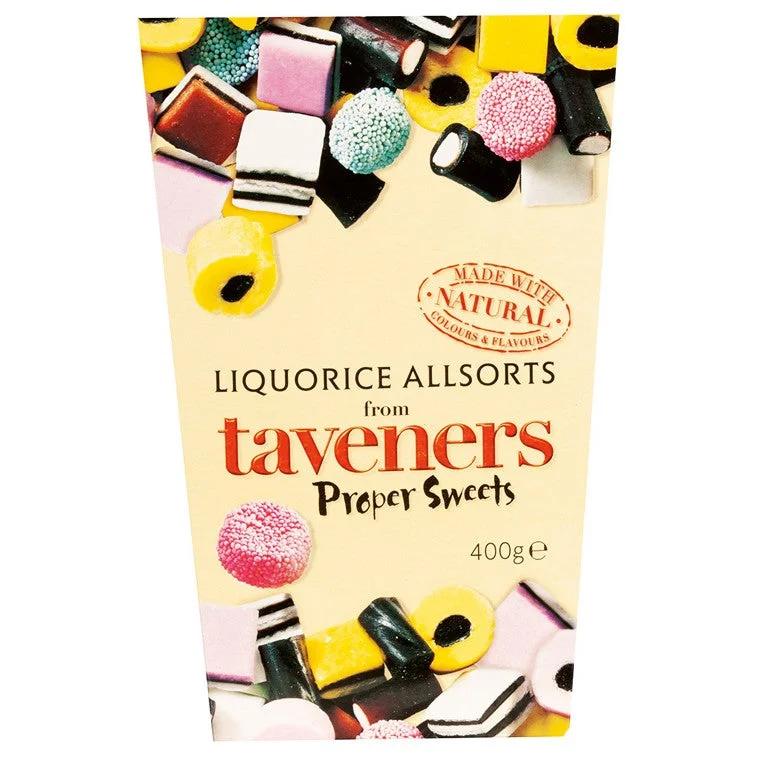 Pet ProductsTaverners Liquorice All Sorts, 400gm