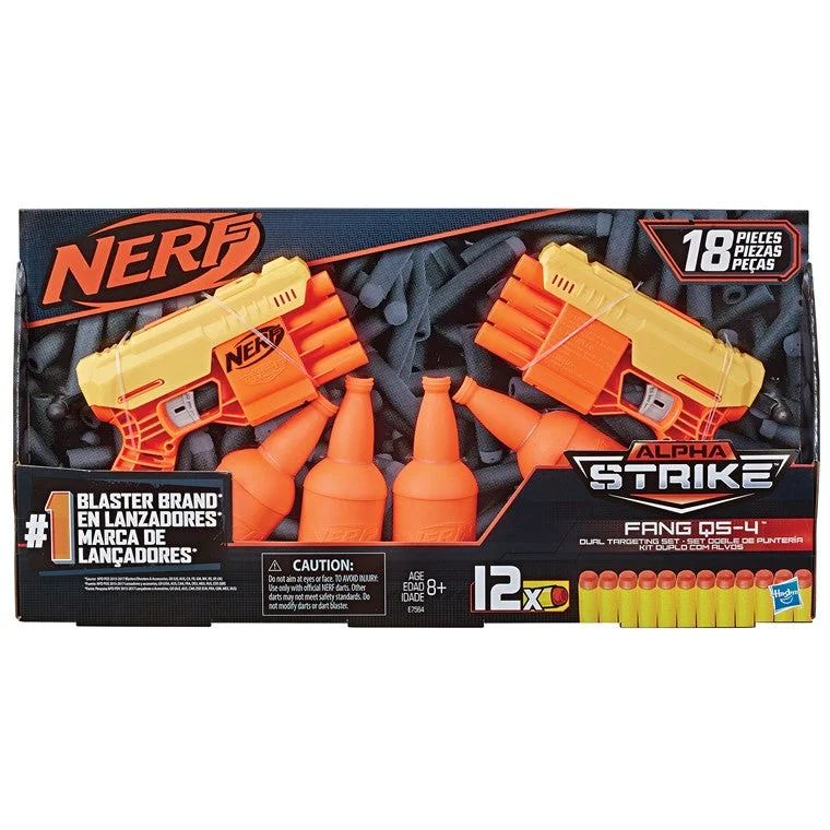 - Teething and chewing toys for puppiesNerf Alpha Strike, Fang Qs 4, Duel Targeting Set