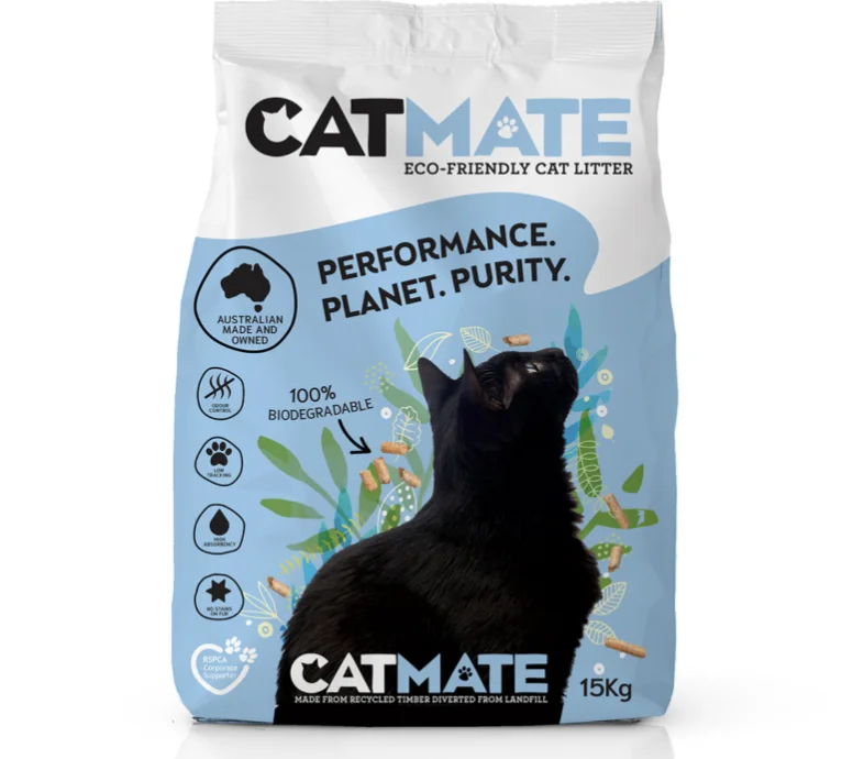 - Foldable and portable cat bagCatmate Wood Pellets (15kg)