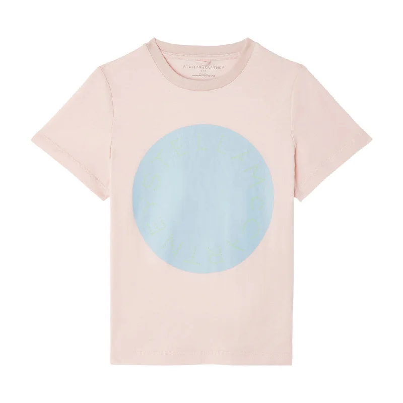 - Postoperative pet anti-licking Elizabethan collarStella McCartney Light Pink Logo Disc Tee