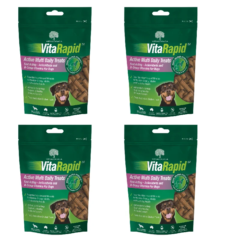 - Winter dog thick down jacketBundle Pack of 4 x VitaRapid® Active Multi Daily Treats for Dogs 210g