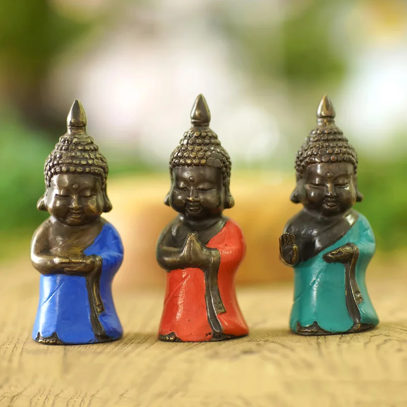 - Cat anti-jump window safety netBuddha Blessings Small Bronze Buddha Figurines (Set of 3)