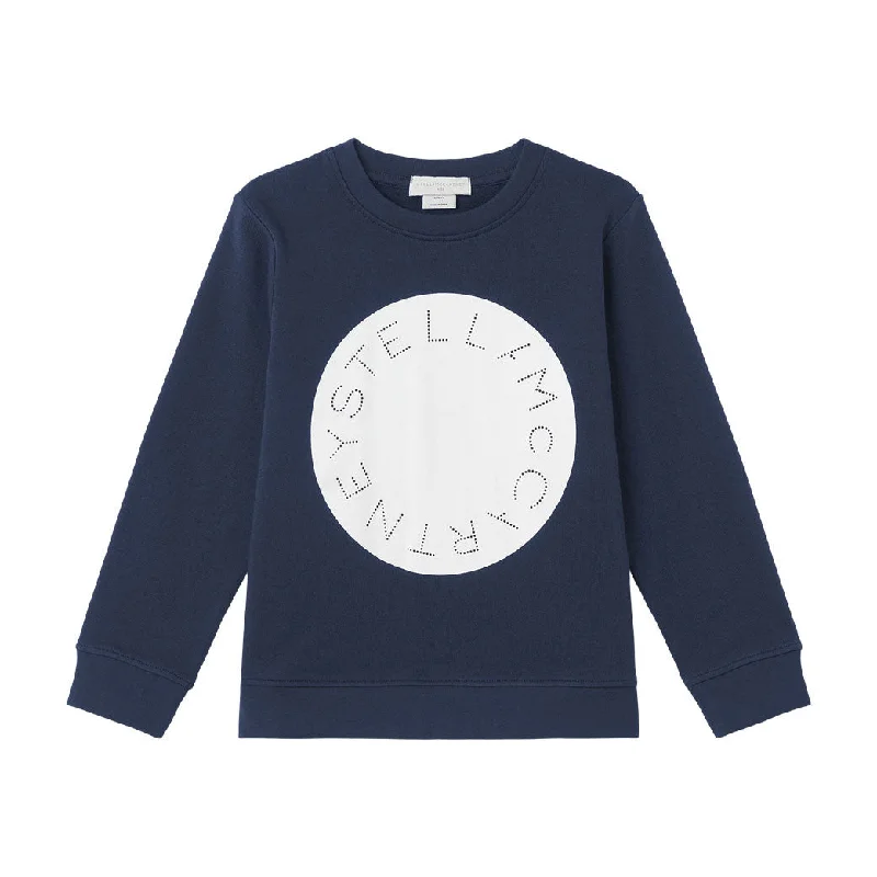  -Anti-scratch sofa protective coverStella McCartney Navy Logo Sweatshirt