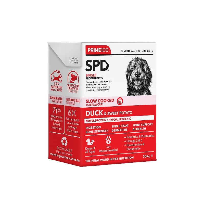 - Degradable pet feces bagSPD™ Slow Cooked Duck & Sweet Potato 354g