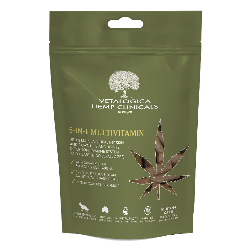 - Natural latex pet mattressVetalogica Hemp Clinicals 5-IN-1 Multivitamin Treats for Dogs 225g