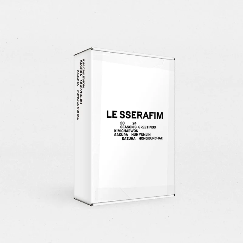 - Air box TSA certified check-in르세라핌 - 2024 시즌 그리팅 LE SSERAFIM - 2024 SEASON’S GREETINGS