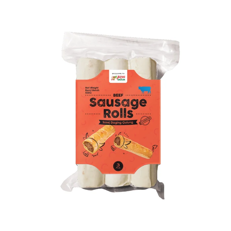 - ​​Pet toys under    yuanJaya Grocer Handmade Beef Sausage Rolls 3pcs/pack