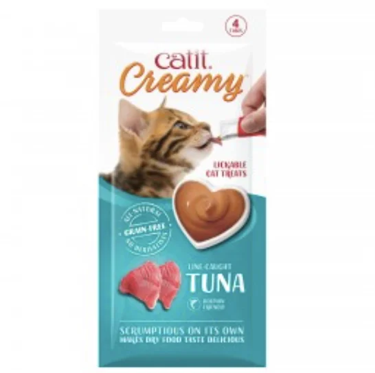 - Cat stress soothing sprayCreamy Tasty - Line Caught Tuna (4 x 10g)