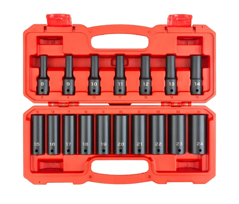 - Durable nylon dog leash wholesale1/2 Inch Drive Deep 6-Point Impact Socket Set, 17-Piece (8-24 mm)