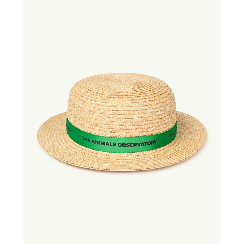 - Hamster silent running wheel to prevent chewingThe Animals Observatory Green Straw Hat