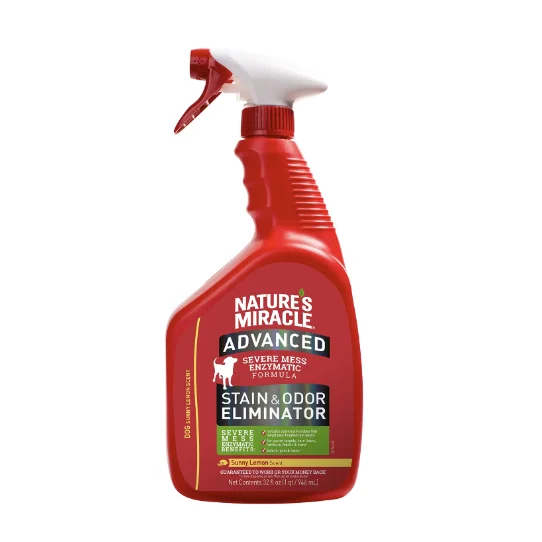 - ​​Christmas pet Christmas clothingNature's Miracle - Dog Advanced Stain and Odour Remover - Lemon (946ml)