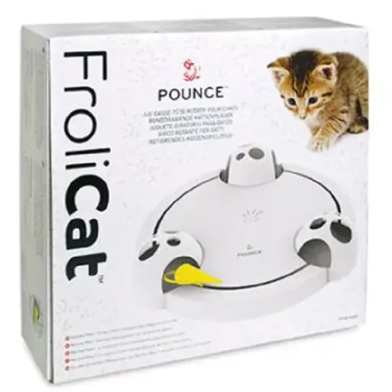  -Splash-proof food bowl AND Anti-choking slow food bowlFroliCat Pounce Interactive Cat Toy